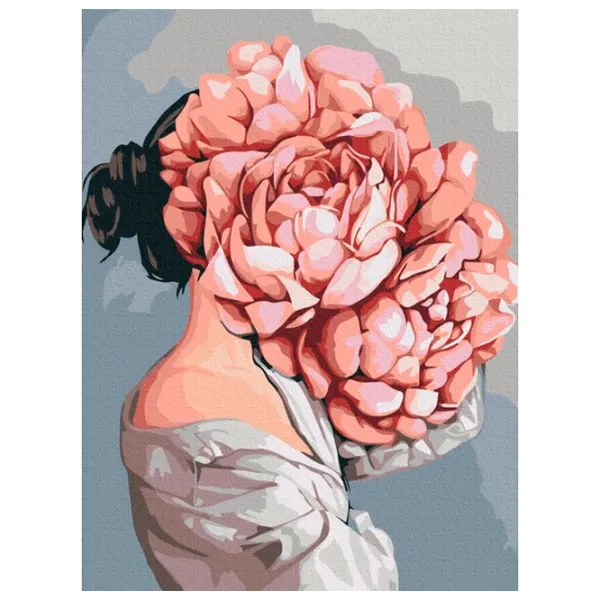 Картина по номерам BrushMe Загадка пионов 40 x 30 cm/ Вертикальная photo 1