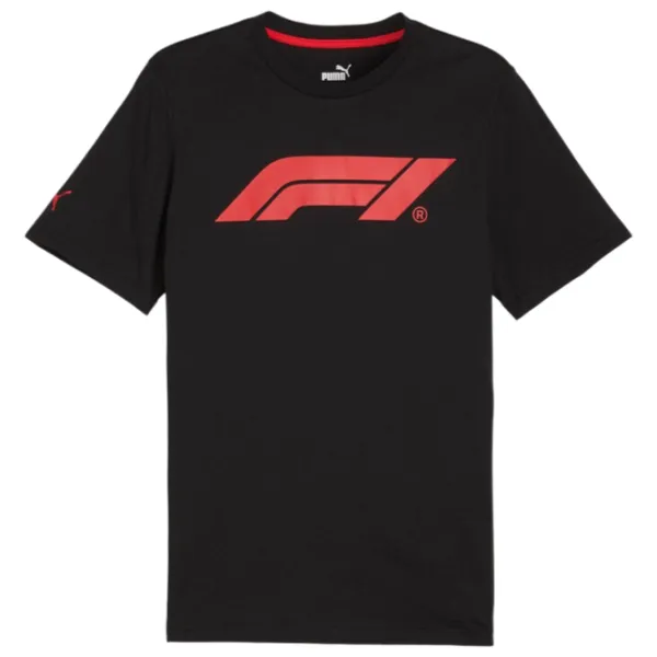 Футболка для мужчин Puma F1 Ess Logo Tee 100% хлопок/ Черный photo 1