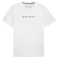 Футболка для мужчин Puma Bmw Mms (Logo) Graphic Tee 100% хлопок/ Белый