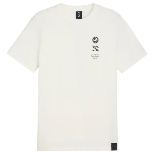 Футболка для мужчин Puma X Staple Graphic Tee 100% хлопок/ Warm White photo 1