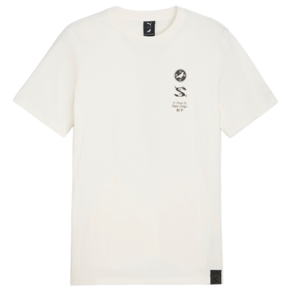 Tricou pentru bărbați Puma X Staple Graphic Tee 100% bumbac/ Warm White photo 1