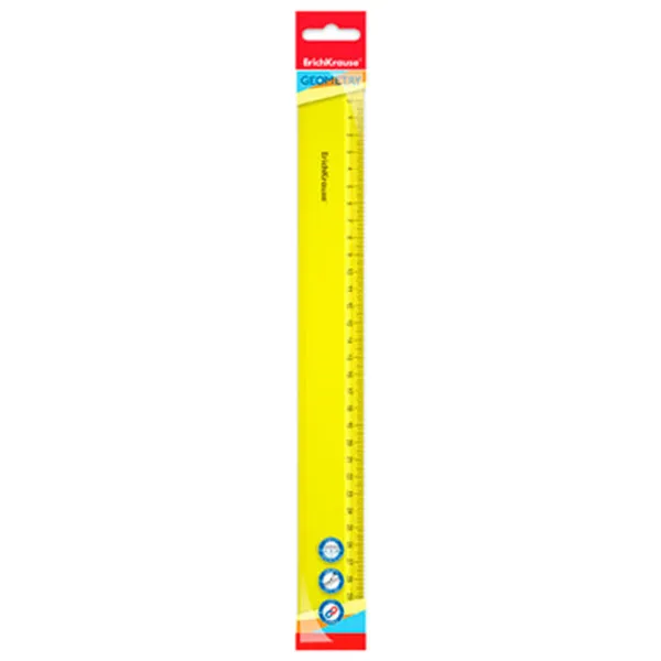 Riglă ErichKrause 53528 30 cm/ Plastic photo 1