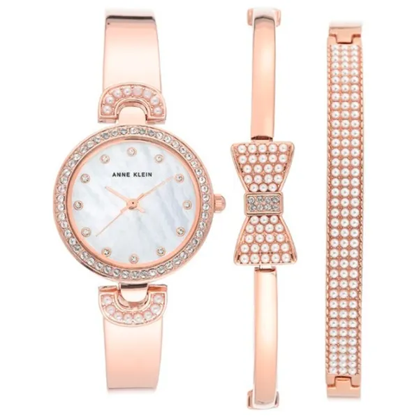 Ceas de mână pentru femei ANNE KLEIN AK/ 3466RGST Cuarț/ 28 mm photo 1 Ceas de mână pentru femei ANNE KLEIN AK/ 3466RGST Cuarț/ 28 mm photo 1