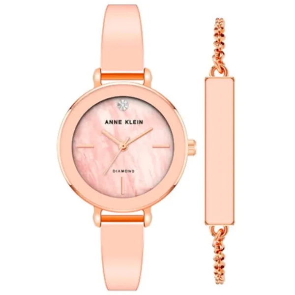 Ceas de mână pentru femei ANNE KLEIN AK/ 3620PKST Cuarț/ 30 mm photo 1 Ceas de mână pentru femei ANNE KLEIN AK/ 3620PKST Cuarț/ 30 mm photo 1