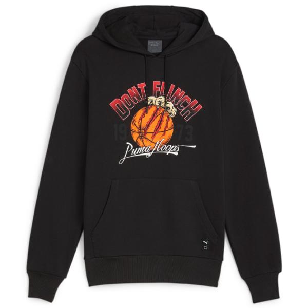Hanorac pentru bărbați Puma Graphic Booster Hoodie Drept/ Black photo 1