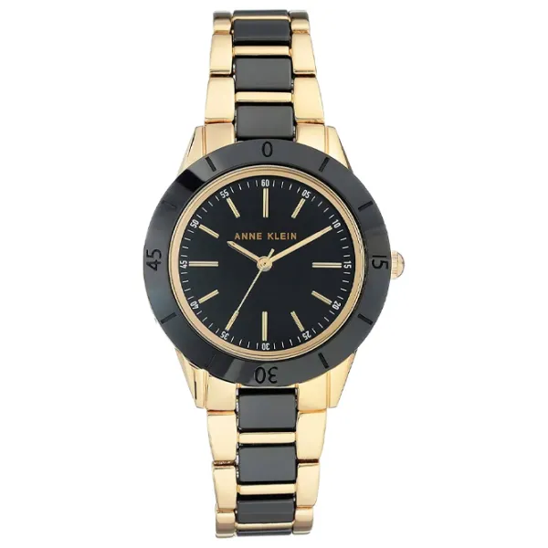 Ceas de mână pentru femei ANNE KLEIN AK/ 3160BKGB Cuarț/ 34 mm photo 1 Ceas de mână pentru femei ANNE KLEIN AK/ 3160BKGB Cuarț/ 34 mm photo 1