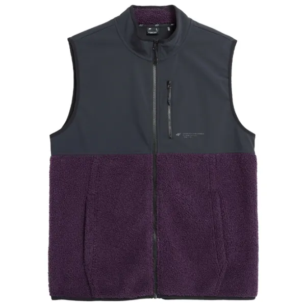 Vestă pentru bărbați 4F 4FAW23TVESM067 M/ Purple photo 1
