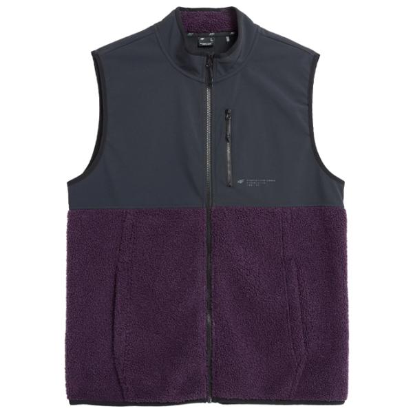 Vestă pentru bărbați 4F 4FAW23TVESM067 M/ Purple photo 1