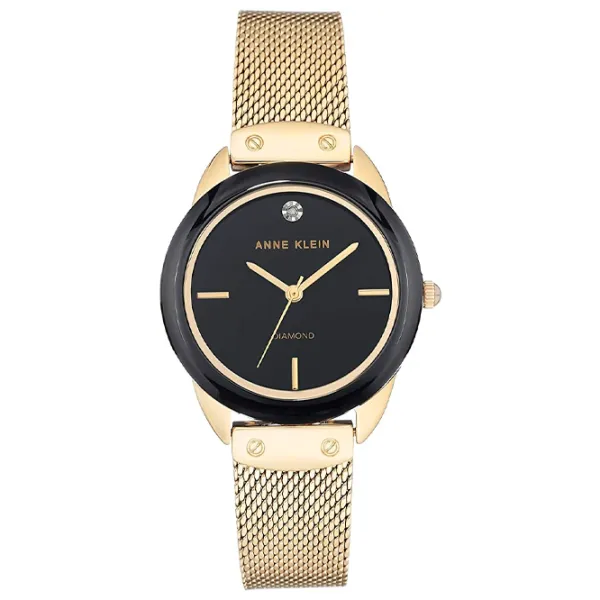 Ceas de mână pentru femei ANNE KLEIN AK/ 3258BKGB Cuarț/ 32 mm photo 1 Ceas de mână pentru femei ANNE KLEIN AK/ 3258BKGB Cuarț/ 32 mm photo 1