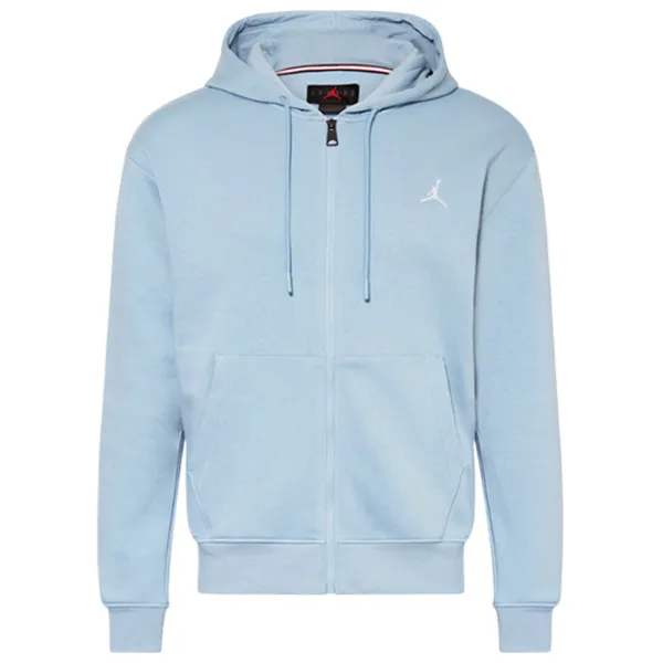 Hanorac pentru bărbați Nike Jordan Essentials Full-Zip Fleece Hoodie Drept/ Blue photo 1 Hanorac pentru bărbați Nike Jordan Essentials Full-Zip Fleece Hoodie Drept/ Blue photo 1