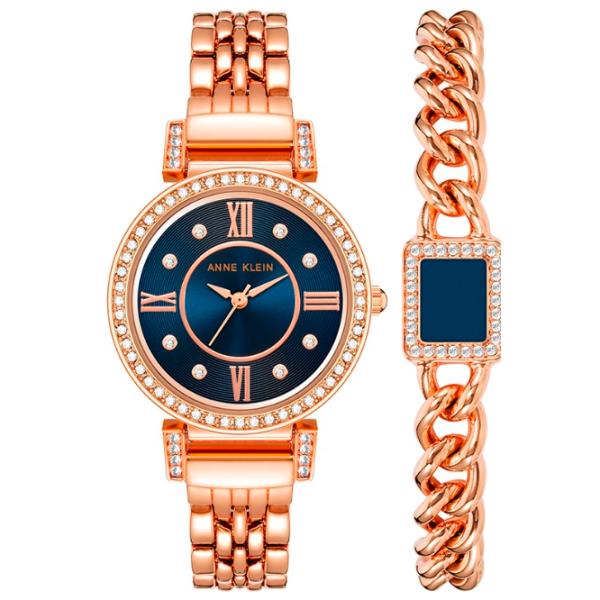 Ceas de mână pentru femei ANNE KLEIN AK/ 2928NVST Cuarț/ 33 mm photo 1 Ceas de mână pentru femei ANNE KLEIN AK/ 2928NVST Cuarț/ 33 mm photo 1