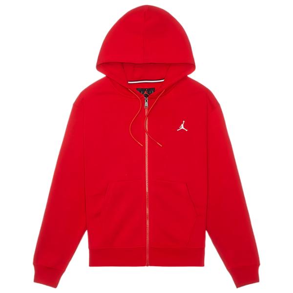 Hanorac pentru bărbați Nike Jordan Essentials Full-Zip Fleece Hoodie Drept/ Red photo 1