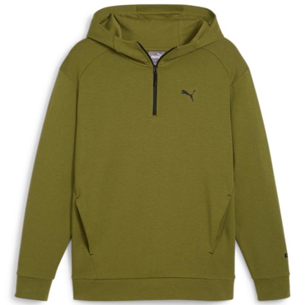 Hanorac pentru bărbați Puma Rad|Cal Half-Zip Dk Drept/ Green photo 1