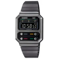 Ceas de mână unisex Casio A-100WEGG-1A Cuarț/ 41 x 33 mm
