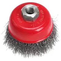 Perie cupă din sârmă ondulată Topex 3183 100 mm