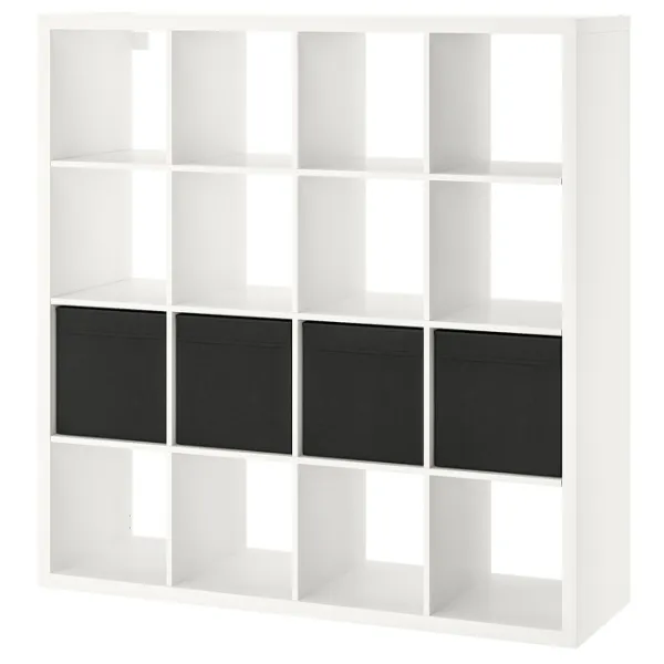 Etajeră Ikea Kallax 147 x 147 x 39 cm/ LPAL/ White photo 1
