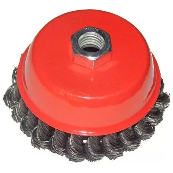 Perie cupă din sârmă răsucită MPN 42518 100 mm photo 1