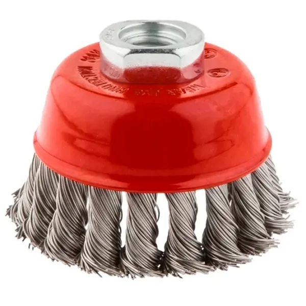 Perie cupă din sârmă răsucită MPN 42517 75 mm photo 1