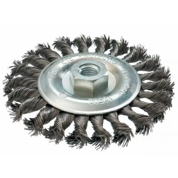 Perie conică din sârmă împletită Graphite 3905 115 mm photo 1