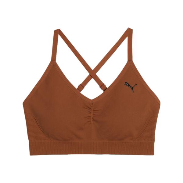 Bustieră pentru femei Puma Move Myfit Brown photo 1