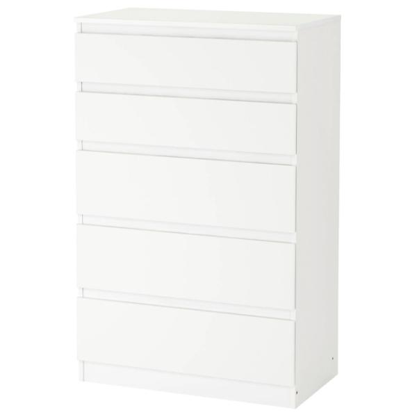 Комод Ikea Kullen 112см x 70см x 40см/ МДФ/ Белый photo 1