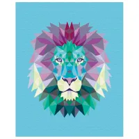 Pictură pe numere BrushMe Prădător în detalii 50 x 40 cm/ Verticală