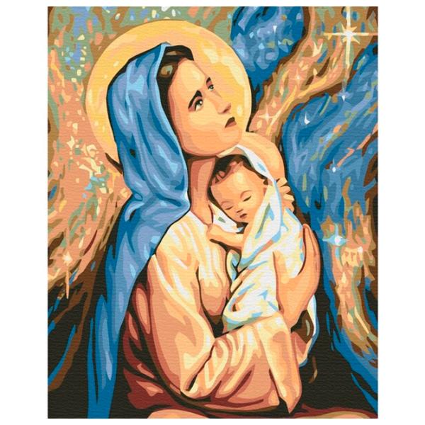 Картина по номерам BrushMe Мария и Иисус 50 x 40 см/ Вертикальная photo 1