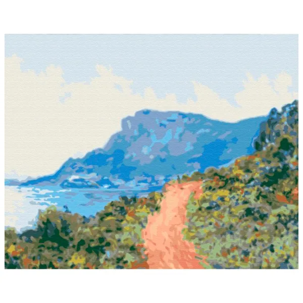 Картина по номерам BrushMe Горная дорога в Монако. Клод Моне 50 x 40 см/ Горизонтальная photo 1 Картина по номерам BrushMe Горная дорога в Монако. Клод Моне 50 x 40 см/ Горизонтальная photo 1