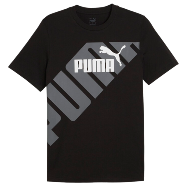 Футболка для мужчин Puma Power Graphic Tee 100% хлопок/ Черный photo 1