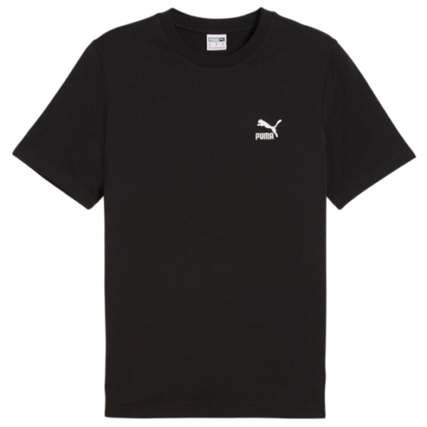 Футболка для мужчин Puma Classics Small Logo Tee 100% хлопок/ Черный photo 1