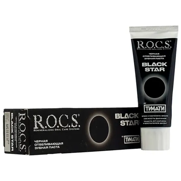 Зубная паста R.O.C.S. Black Star 74 г photo 1