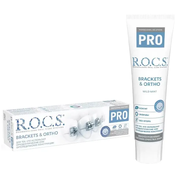 Зубная паста R.O.C.S. PRO Brackets & Ortho 135 г photo 1