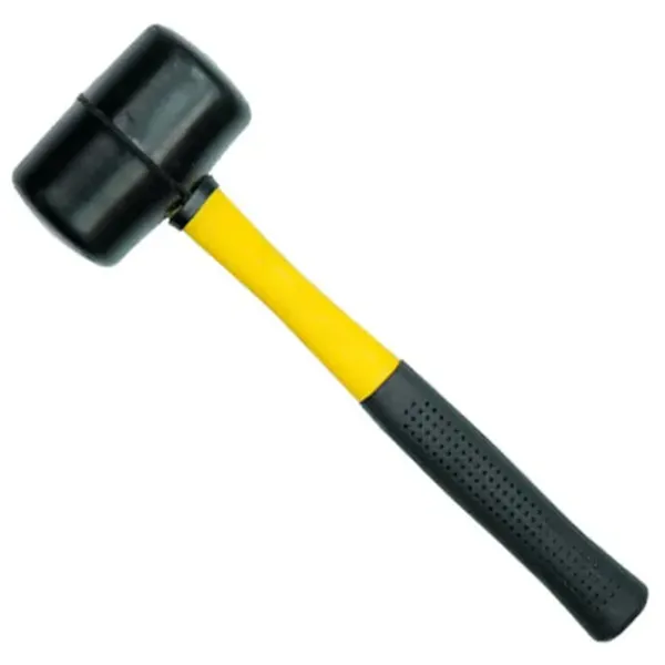 Ciocan pentru așezarea plăcilor Vorel VOR33555 Cauciuc , plastic/ Fibră de sticlă/ 300 mm photo 1