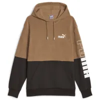 Hanorac pentru bărbați Puma Power Winterized Hoodie Fl Drept/ Brown