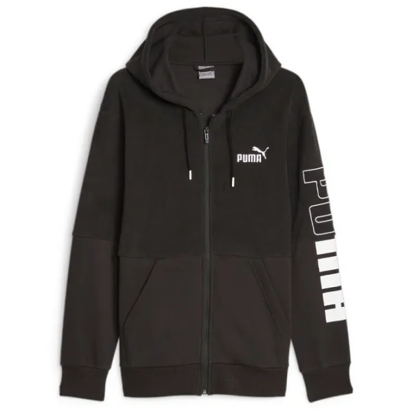 Толстовка для мужчин Puma Power Winterized Full-Zip Fl Прямой/ Черный photo 1