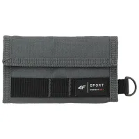 Кошелек унисекс 4F 4FAW23AWALU005 Полиэстер/ Серый