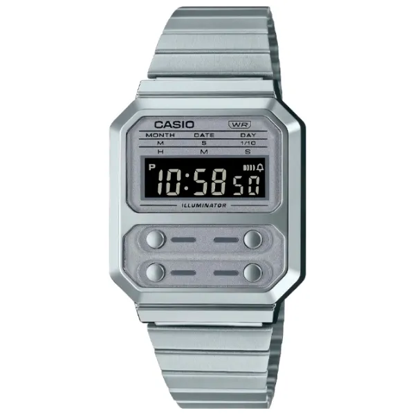 Наручные часы унисекс Casio A-100WE-7B Кварцевый/ 41 x 33 мм photo 1