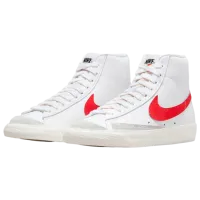 Ghete pentru femei Nike W Blazer Mid '77 Toamnă - Iarnă / White Red