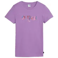 Tricou pentru femei Puma Graphics Shape Of Flora Tee 100% bumbac/ Violet