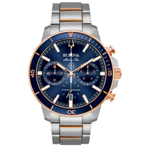 Ceas de mână pentru bărbați Bulova 98B301 Cuarț/ 45 mm photo 1 Ceas de mână pentru bărbați Bulova 98B301 Cuarț/ 45 mm photo 1
