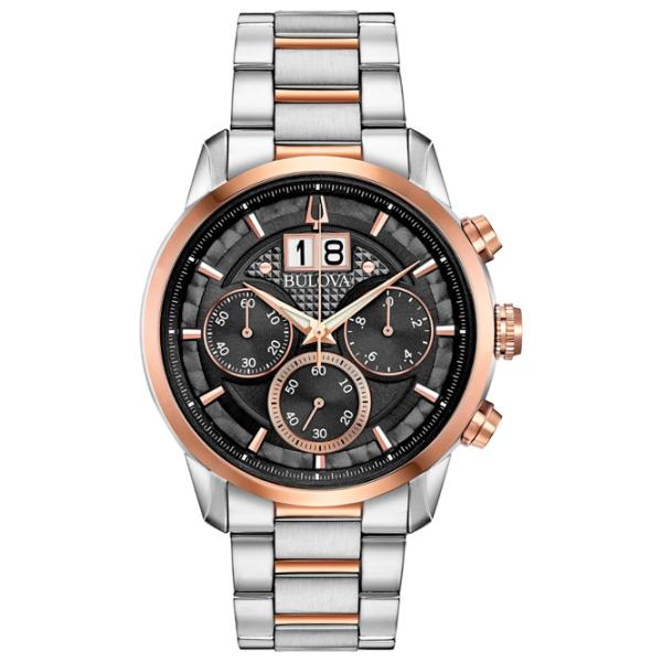 Наручные часы для мужчин Bulova 98B335 Кварцевый/ 44 мм photo 1 Наручные часы для мужчин Bulova 98B335 Кварцевый/ 44 мм photo 1