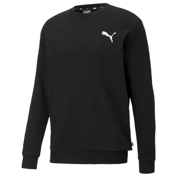 Hanorac pentru bărbați Puma Ess Small Logo Crew Tr Drept/ Black photo 1