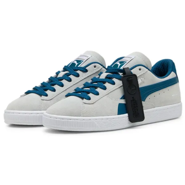 Ghete pentru bărbați Puma Mapf1 Suede Torque 43 / Silver photo 1
