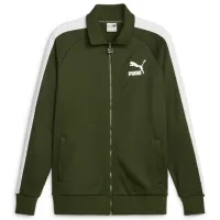 Толстовка для мужчин Puma T7 Iconic Track Jacket (S) Pt Прямой/ Зелёный