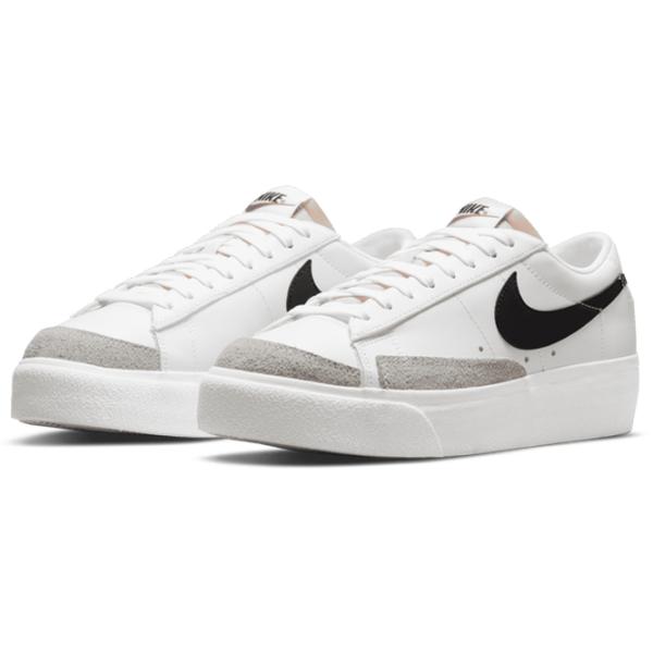 Ghete pentru femei Nike W Blazer Low Platform Toamnă - iarnă/ White photo 1