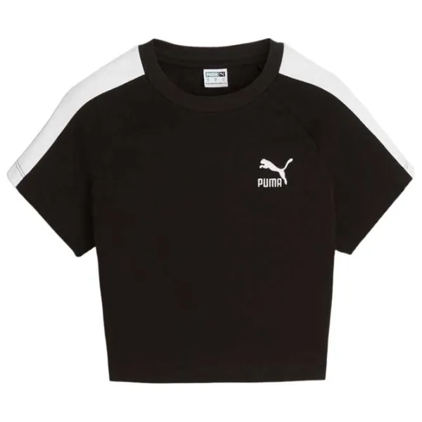 Tricou pentru femei Puma Iconic T7 Slim Tee 95% bumbac, 5% elastan/ Black photo 1 Tricou pentru femei Puma Iconic T7 Slim Tee 95% bumbac, 5% elastan/ Black photo 1