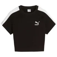 Tricou pentru femei Puma Iconic T7 Slim Tee 95% bumbac, 5% elastan/ Black