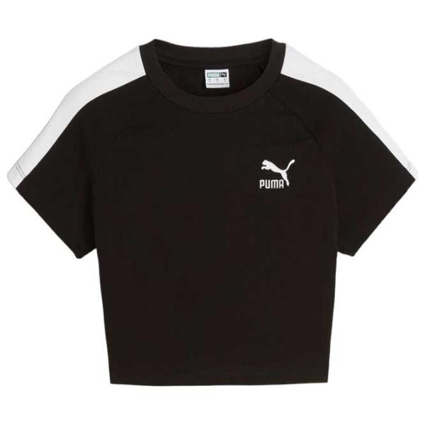 Tricou pentru femei Puma Iconic T7 Slim Tee 95% bumbac, 5% elastan/ Black photo 1