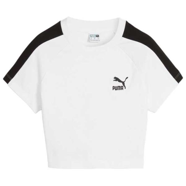 Футболка для женщин Puma Iconic T7 Slim Tee 95 % хлопок, 5 % эластан/ Белый photo 1