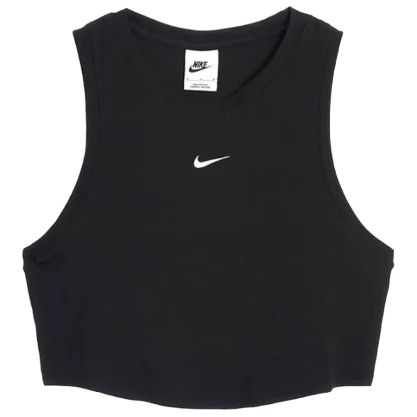 Bustieră pentru femei Nike W Nsw Essntl Rib Crp Tank Black photo 1 Bustieră pentru femei Nike W Nsw Essntl Rib Crp Tank Black photo 1